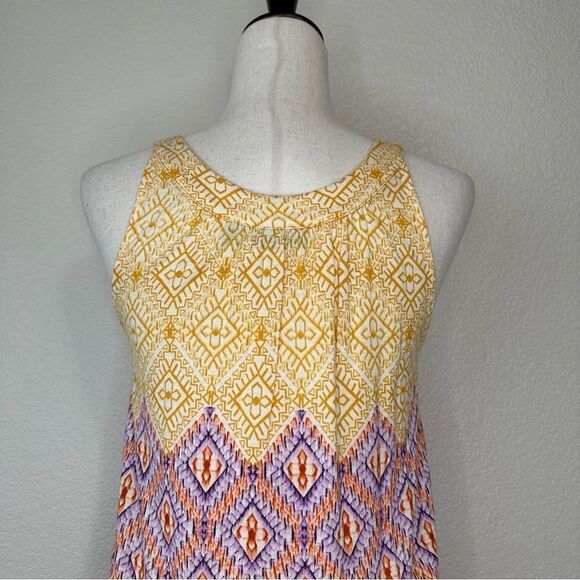 Apt. 9 Boho Geometric Print V-neck Beaded Tank Top - Picture 8 of 11